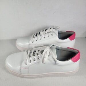 Ruby Label Women White Lace Up Casual Shoes Sneakers Size 42 US 9/9.5
